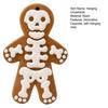 Yousheng Skeleton Gingerbread Man Hanging Ornaments, Halloween Resin Decorations, Creative Hanging Pendant for Christmas Tree Wall Door Party Decor