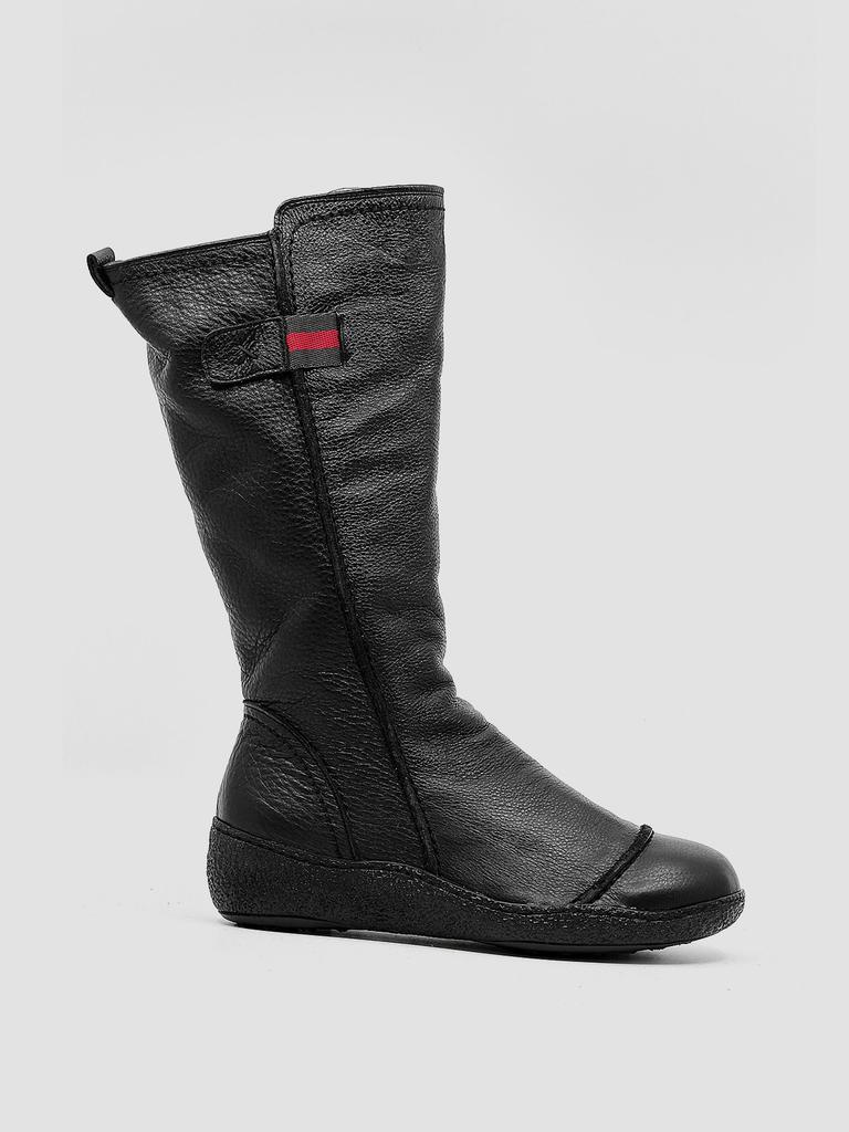 Gisse Genuine Leather Mid-Long Fur Boots Gis-22215