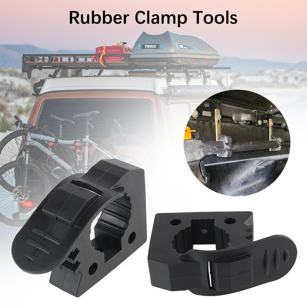 Rubber Clamp Mount Fits 1"~1.5" Diameter Tools 2pcs Handle Keeper Rubber Handle Keeper Clamp Mount Bracket Shovel Holder Mount Quick-Release