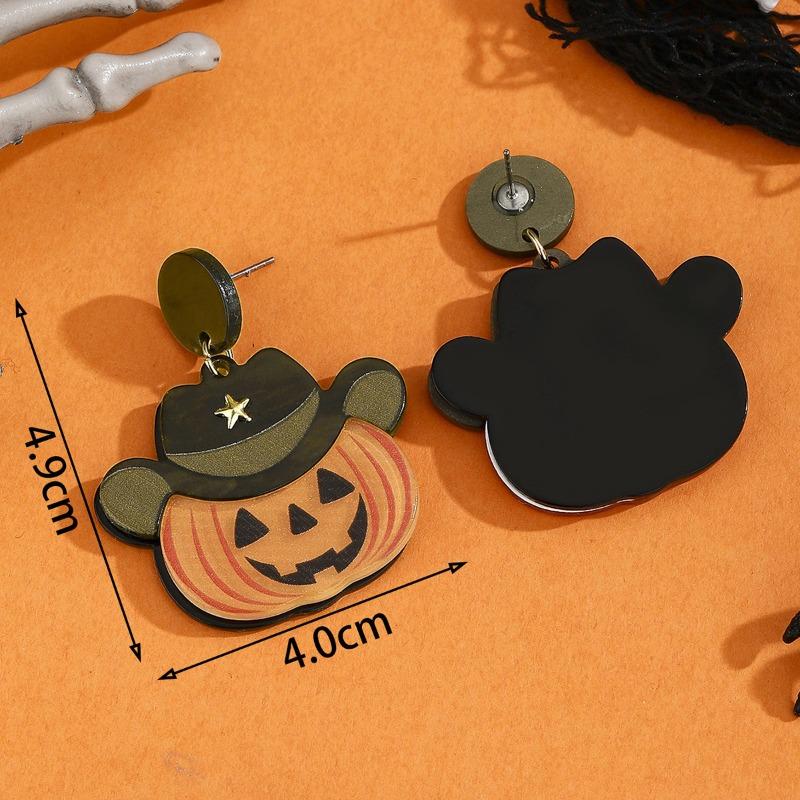 Halloween Earrings Horror Funny Tassel Earrings Holiday Atmosphere Set