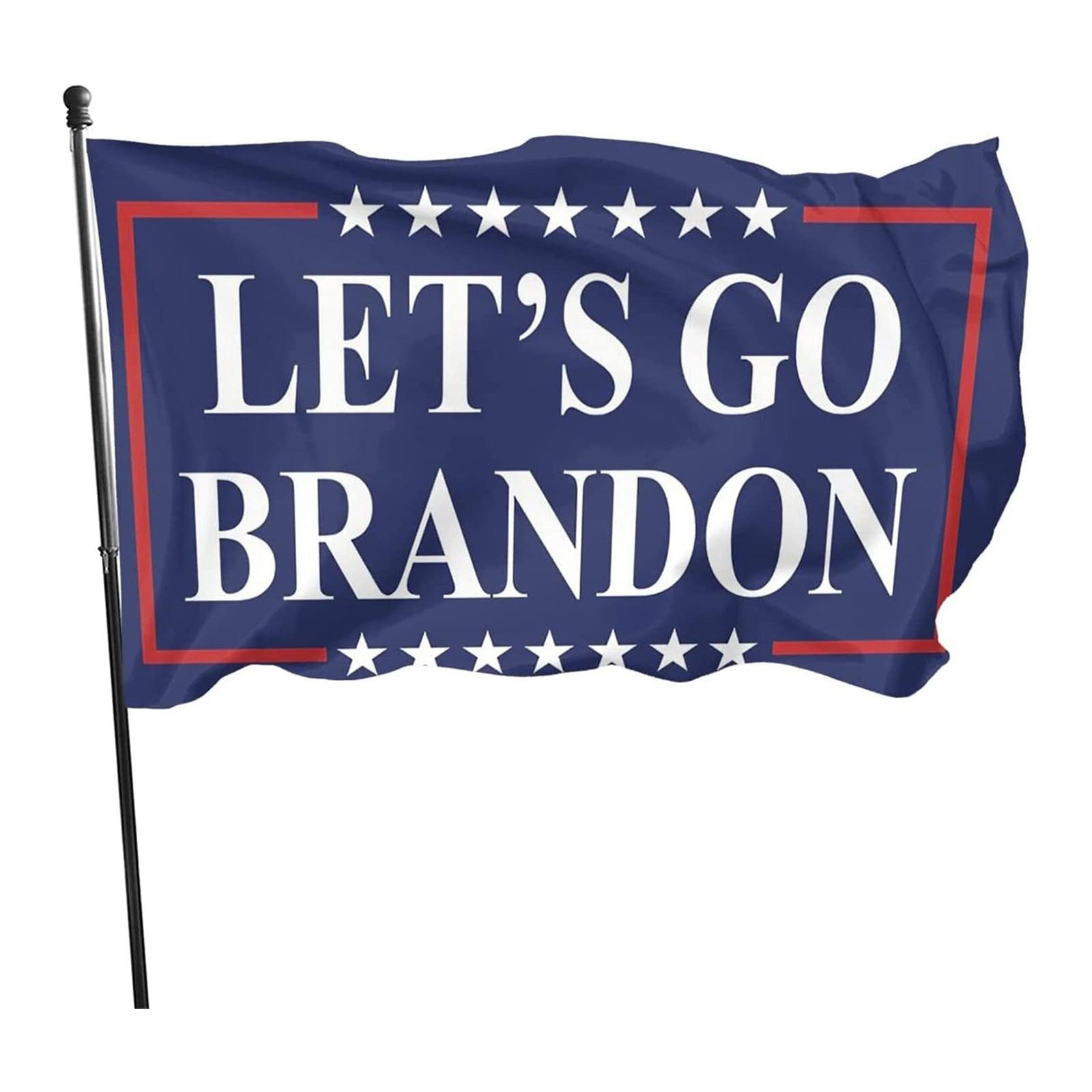 

LET S BRANDON Flag 90*150cm Outdoor Banner Interior Decoration