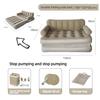 Outdoor Indoor Portable 2-in-1 Inflatable Sofa Bed Folding Mattress Automatic Inflatable Camping Portable Sofa Bed