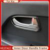 4Pcs Chrome Car Inner Door Handle Frame Cover Decoration Sticker for Kia Sportage R SportageR 2012 2013 2014 2015