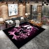 Pink Bunny Galaxy Custom Name Carpet Rug For Living Room Bedroom Home Sofa Decoration Kids Play Nonslip Floor Mat