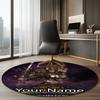 Custom Name Total War Warhammer Printed Round Rug Carpet Chair Rug Area Rug Entryway Doormats,for Office Chair Living Room Bedroom Kitchen Room.