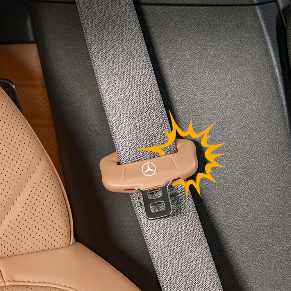 Car Seat Buckle Anti-Scratch Rubber Protection Cover Accessories For Mercedes-Benz GLC X253 X254 C-Class W205 W206 A-Class W177 QQ8
