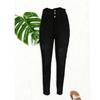 Women's Fashion Slim Button Jeans Cropped Pants Slim Jeans
