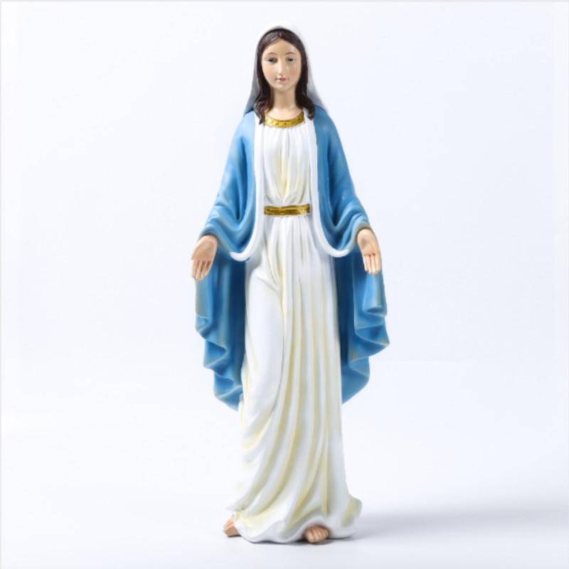 30cm Christian Virgin Our Lady Jesus Saint Antonio Resin Statue Icon Catholic Figurine Family Home Decoration Catholic Decoration