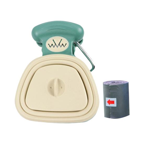 

Совок для собак Домашнее животное Путешествия Складной Подбор Животные Отходы Наполнитель Подборщик Лопатка С 1 рулоном Разлагаемые пакеты Совок для уборки фекалий Чистый Подбор бежевый