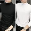 2-Pack Men's Modal Mid-Neck Long-Sleeve T-Shirts for Spring and Autumn