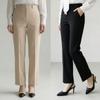 Melting Brown High Waist Slacks 3 Colors 2 Lengths