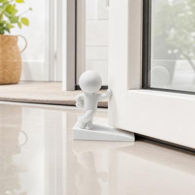 Cute Door Stopper Wedge, Little Figure Non-Slip Door Stop for Bottom of Door, 3D Printed Decorative Door Wedge for Bedroom Office
