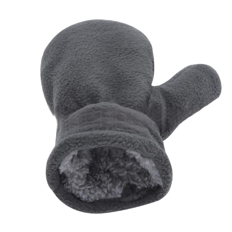 2-4Y Fleece Mitten Kids Winter Kids Mittens Plush Thick Warm Toddler Gloves Plush Gloves Mitts Kid Cycling Gloves