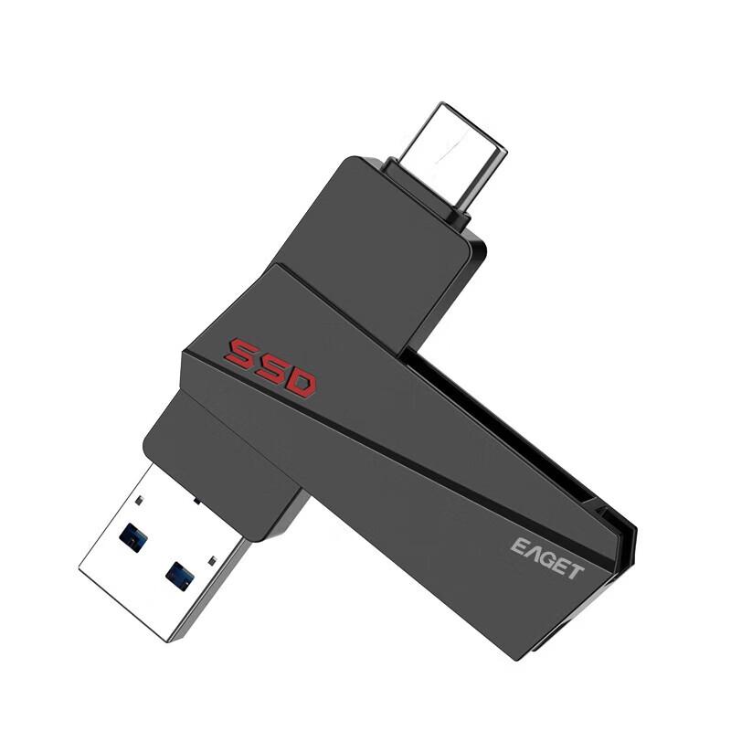 EAGET SU20 USB 3.2 & Type-C Dual-Interface Metal Flash Drive