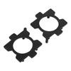 2PCS LED Headlight Base Holders Low Power Professional Design ABS Material Headlight Bulb Holder