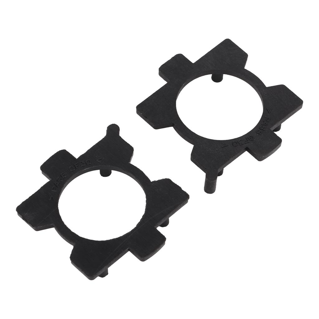 2PCS LED Headlight Base Holders Low Power Professional Design ABS Material Headlight Bulb Holder