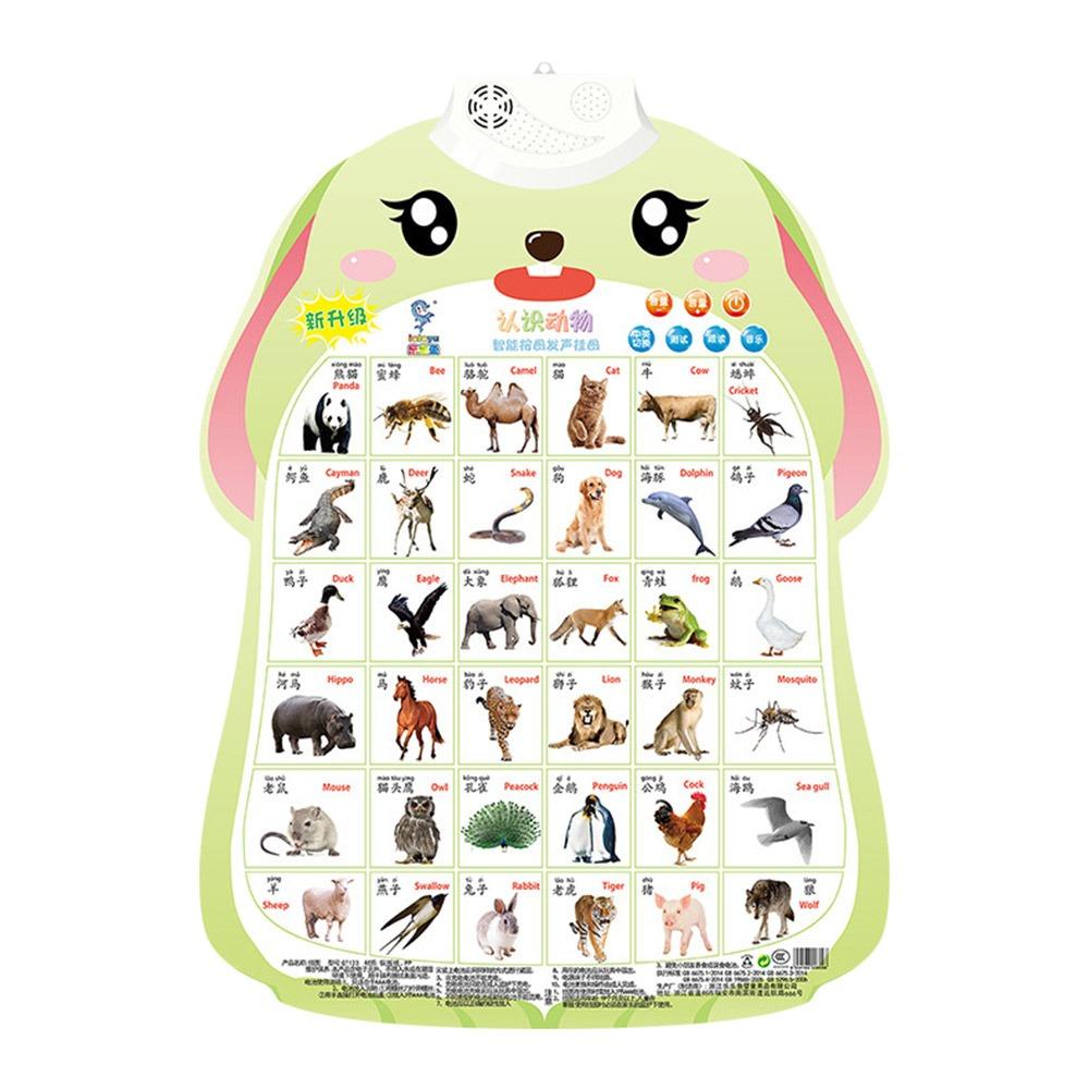 ABC Letters Talking ABC Poster Music Poster Toddler Educational Charts  Homeschool