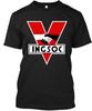 New! Popular INGSOC English Socialism 1984 Graphic Retro Art Logo T-Shirt S-5XL