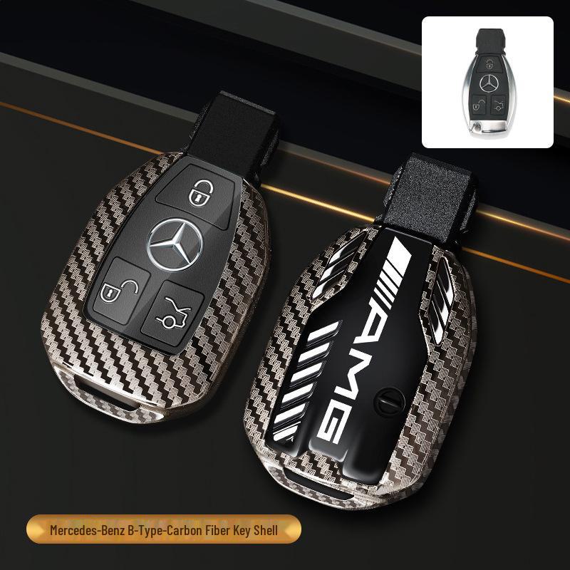Protective Shell for Mercedes-Benz C-Class, E-Class, GLC300L, E300L, A200L, S-Class, C260L Key - Buckle Included