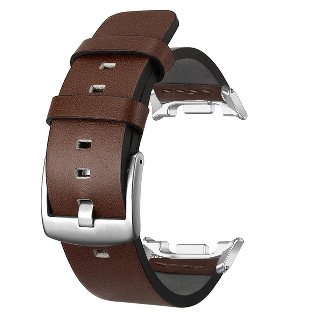 Leather Strap for Samsung Galaxy Watch 8 40 44mm/8 Classic /Ultra 2 Bracelet Belt No Gaps Quick Fit Watchband Wristband Straps