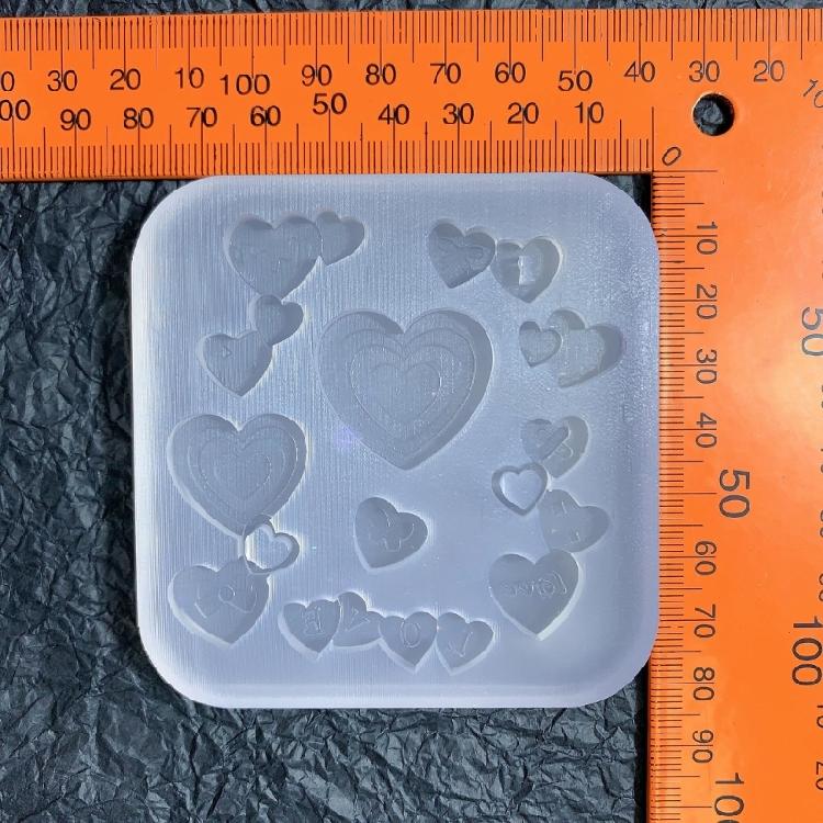 Silicone Quicksand Shaker Filling Mold for DIY Jewelry Making,Pendant,Keychain