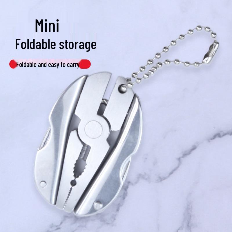 Mini Turtleback Multifunctional Folding Knife and Pliers - All-Steel, Portable Outdoor Tool