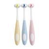 Cartoon Children Toothbrush Soft Bristles V-shaped Three-sided Toothbrush  Household