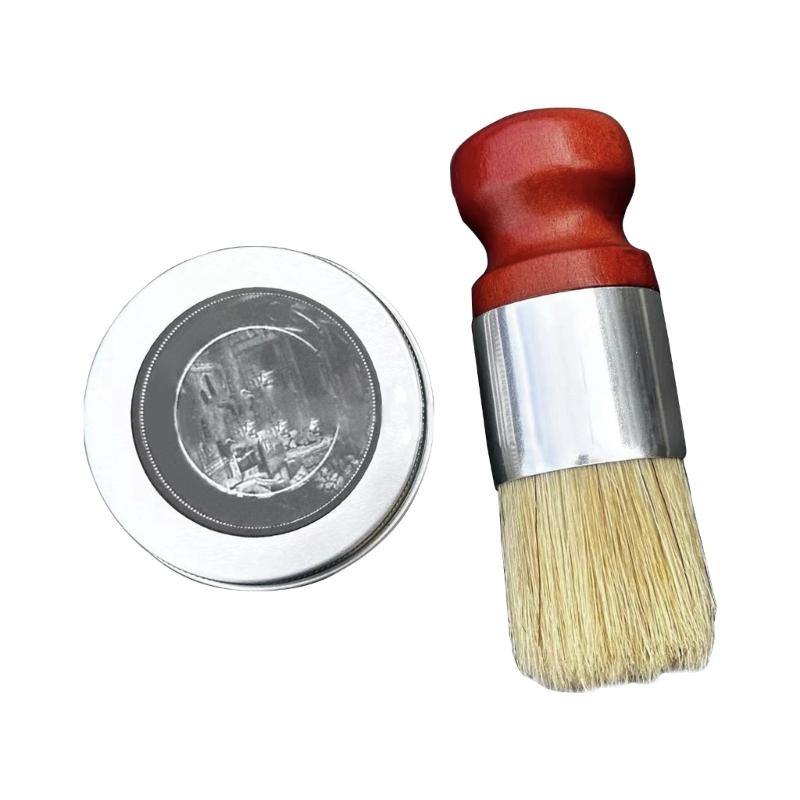 

Leather Cream Furniture Salve With Brush Leather Hydrations Cleaner Smooth Leather Salve 1