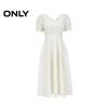 Only Women's 2025 Summer V-Neck Bubble Sleeve Midi Dress