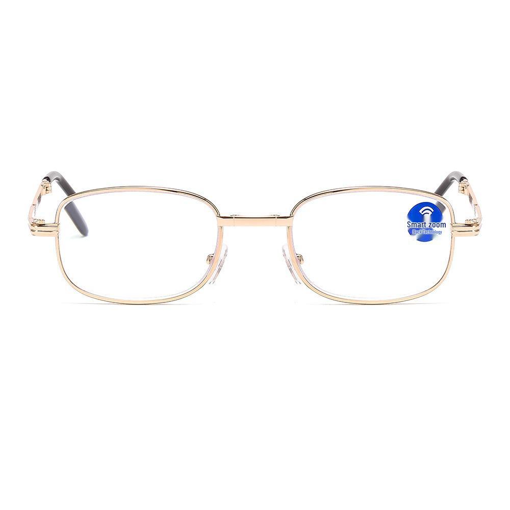 Ultra-Light Bifocal HD Reading Glasses: Foldable Smart Zoom for Men & Women