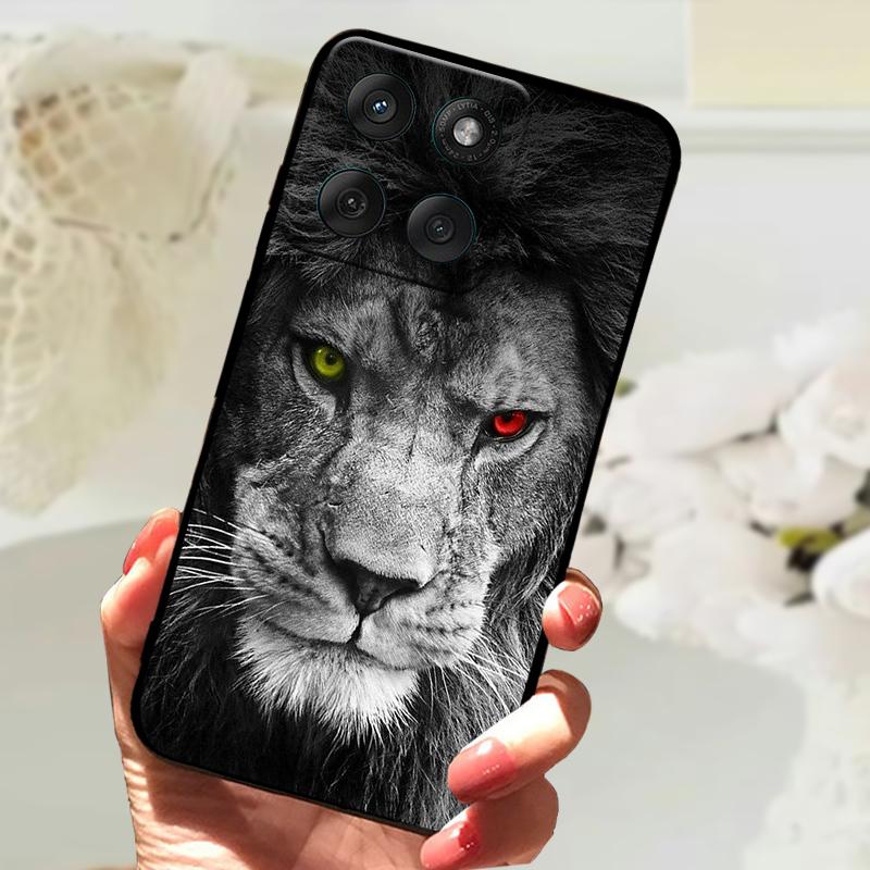 Modne Etui Dla Motorola Edge 60 Fusion 5G Odporny na Wstrząsy Zderzak Miękkie Pokrowiec na Telefon Dla Moto Edge60 Fusion Silikonowe Ochronne Etui