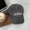 Retro Baseball Cap Female Embroidered Letters Peaked Cap