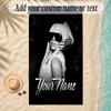 Beach TowelLady Gaga Custom Name Text Personalized Soft Towel for Beach Pool Indoor Home Decor Gift