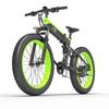 BEZIOR X1500 Skladací elektrický bicykel do každého terénu 1500W motor 48V12.8AH batéria Mestský vonkajší elektrický bicykel 26-palcové terénne pneumatiky E-horský bicykel
