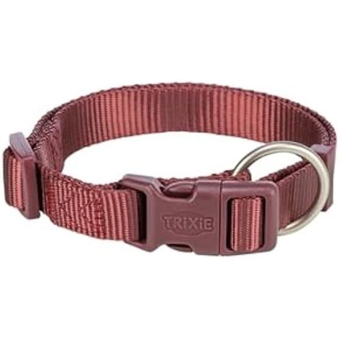 Collier - TRIXIE - Premium - Sangria Rouge - Confortable - Durable - Pour Chien