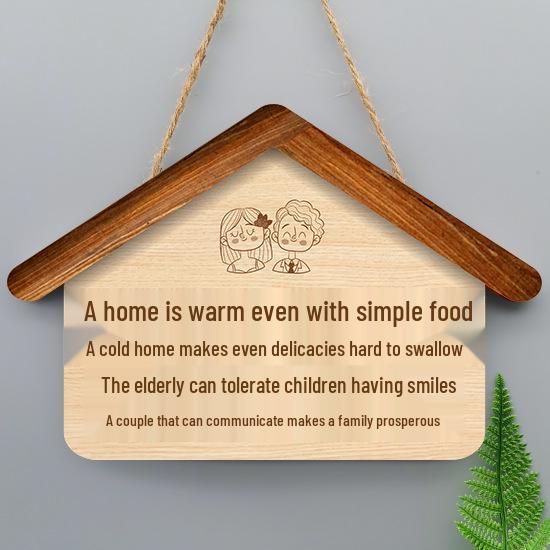 Creative Welcome Home Hanging Sign for Entryway