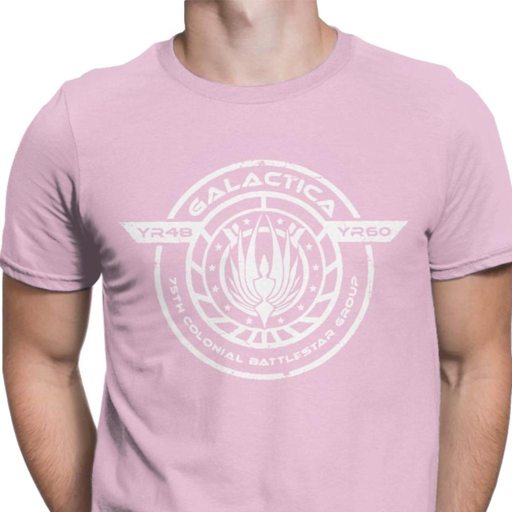 Men Galactica Bs 75 Battlestar Galactica TShirts Dwight The Office Bears Casual Tops T Shirt Adult Print TShirts Mens