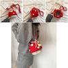 Cute Breathable Crochet Mushroom Bag For Children Soft Mini Backpack Ideal For Everyday Fun
