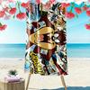 Maniac Tas Print Beach Towel, Large Soft Quick Dry Towel for Beach Camping Swimming
