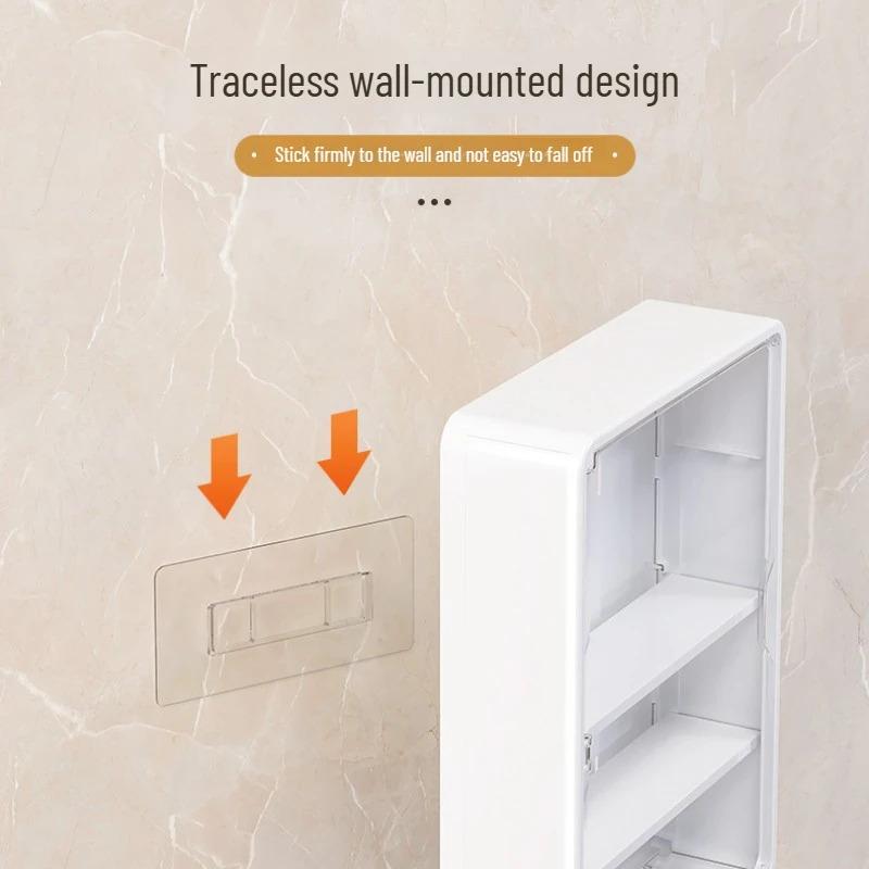 Wall-mounted doll magnetic doll display cabinet dust-proof doll hand box