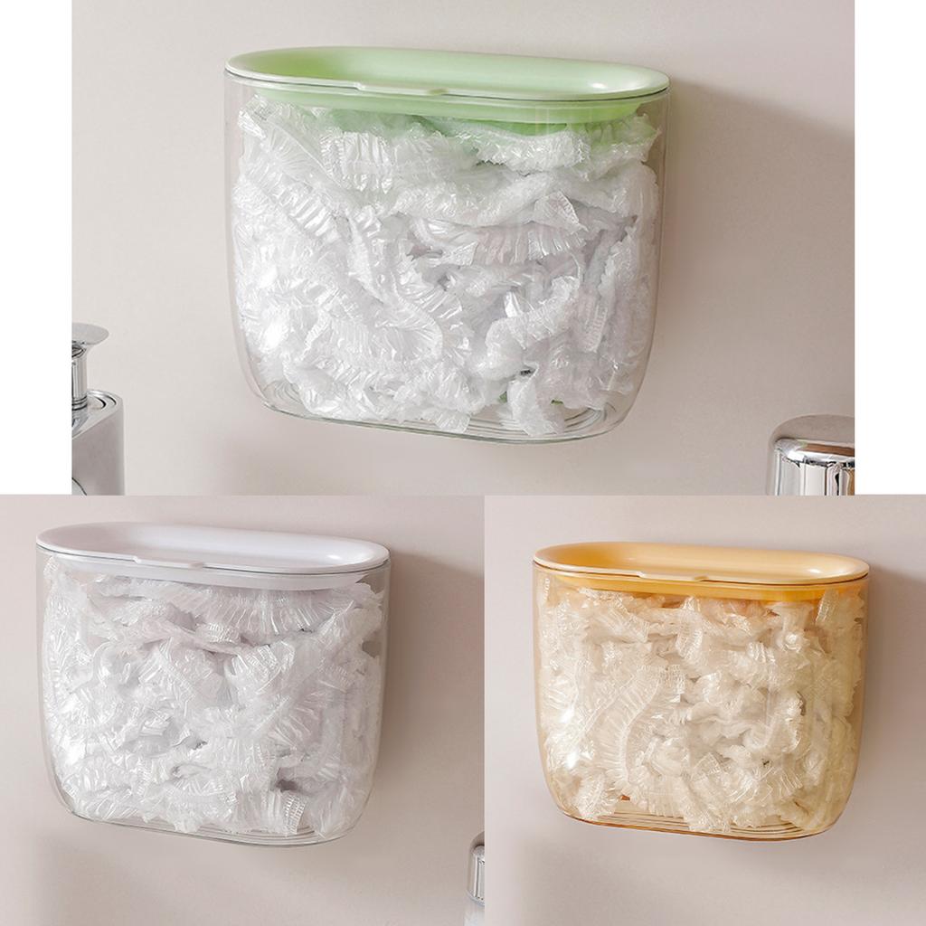 Wall Mounted Disposable Food Cover Storage Box Kitchen Plastic Wrap Organizers Fresh Keeping Bag Storage Container