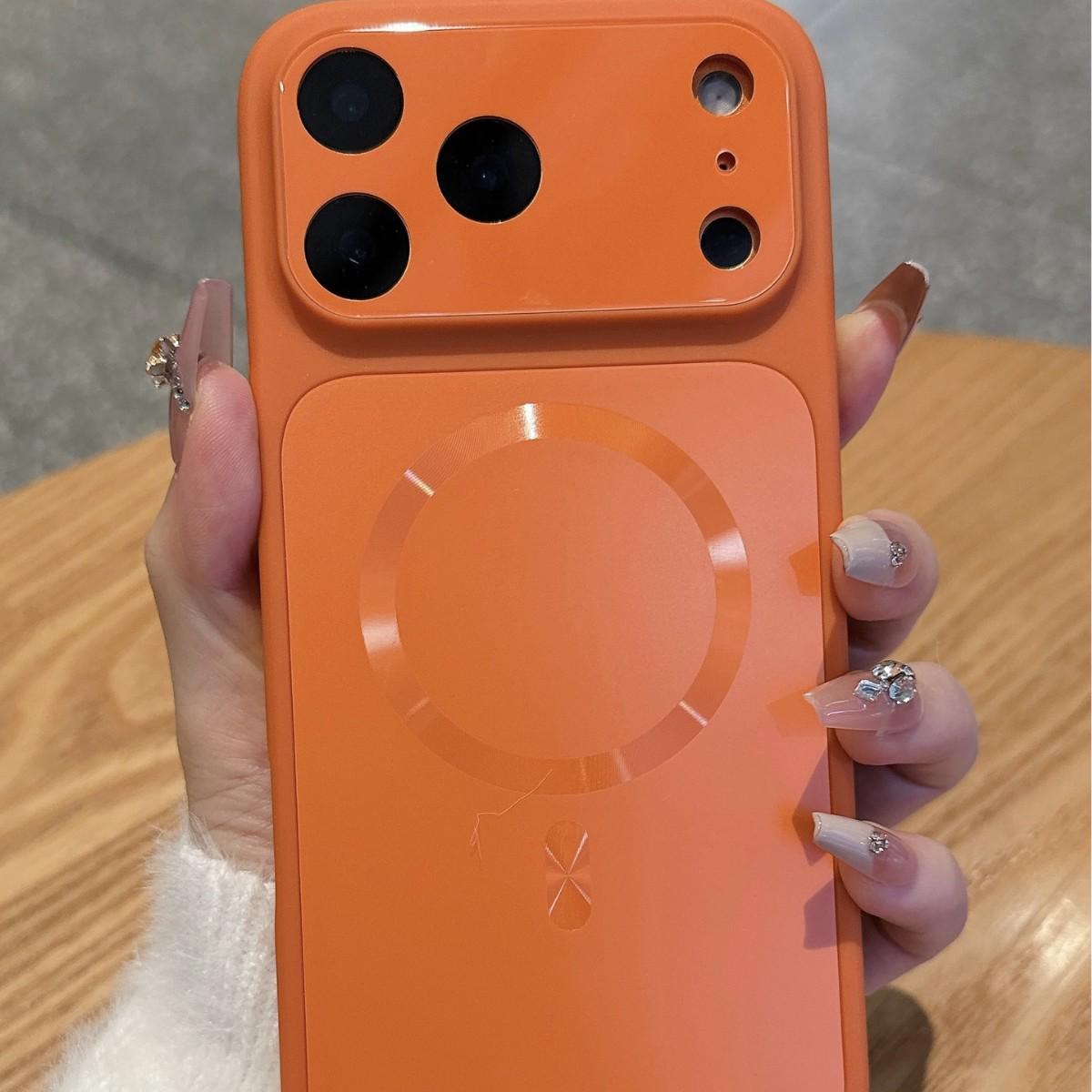 

Magnetic Matte Apple 17 Pro Max Case: Large Window, AG Matte Finish, Compatible with iPhone 16 iPhone 14 Pro Max