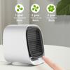 2 Types Air Cooler Fan Mini Desktop Air Conditioner with Night Light Mini USB Water Cooling Fan Humidifier Purifier Multifunction Summer