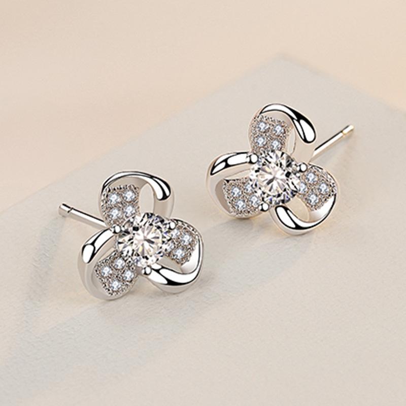 Lindon Copper Alloy Zircon Earrings Drop Earrings For Women Wedding Party Gifts