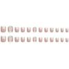 24x Glossy Full Cover False Nail 3D Butterfly Press On Nail Cats Eye Stick on Nail Elegant Acrylic Nail