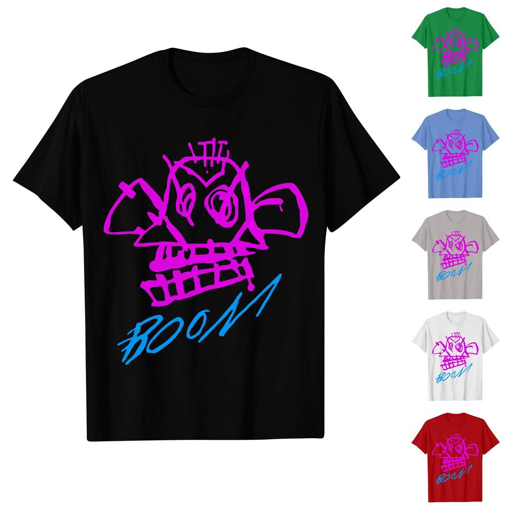 Lässiges, tägliches T-Shirt mit Rundhalsausschnitt und Aufdruck für Damen, kurzärmelig, Buchstaben-Oberteil