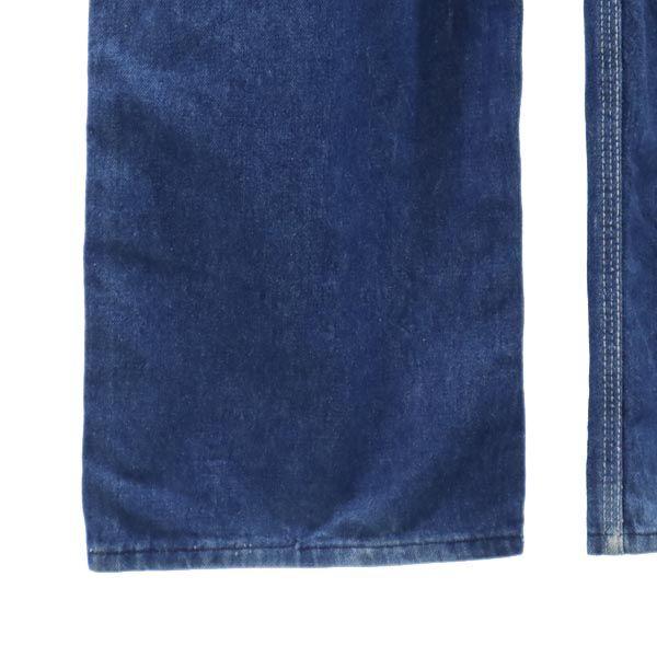 KEY Made In USA Denim Overall W30 Button Fly Men's Used