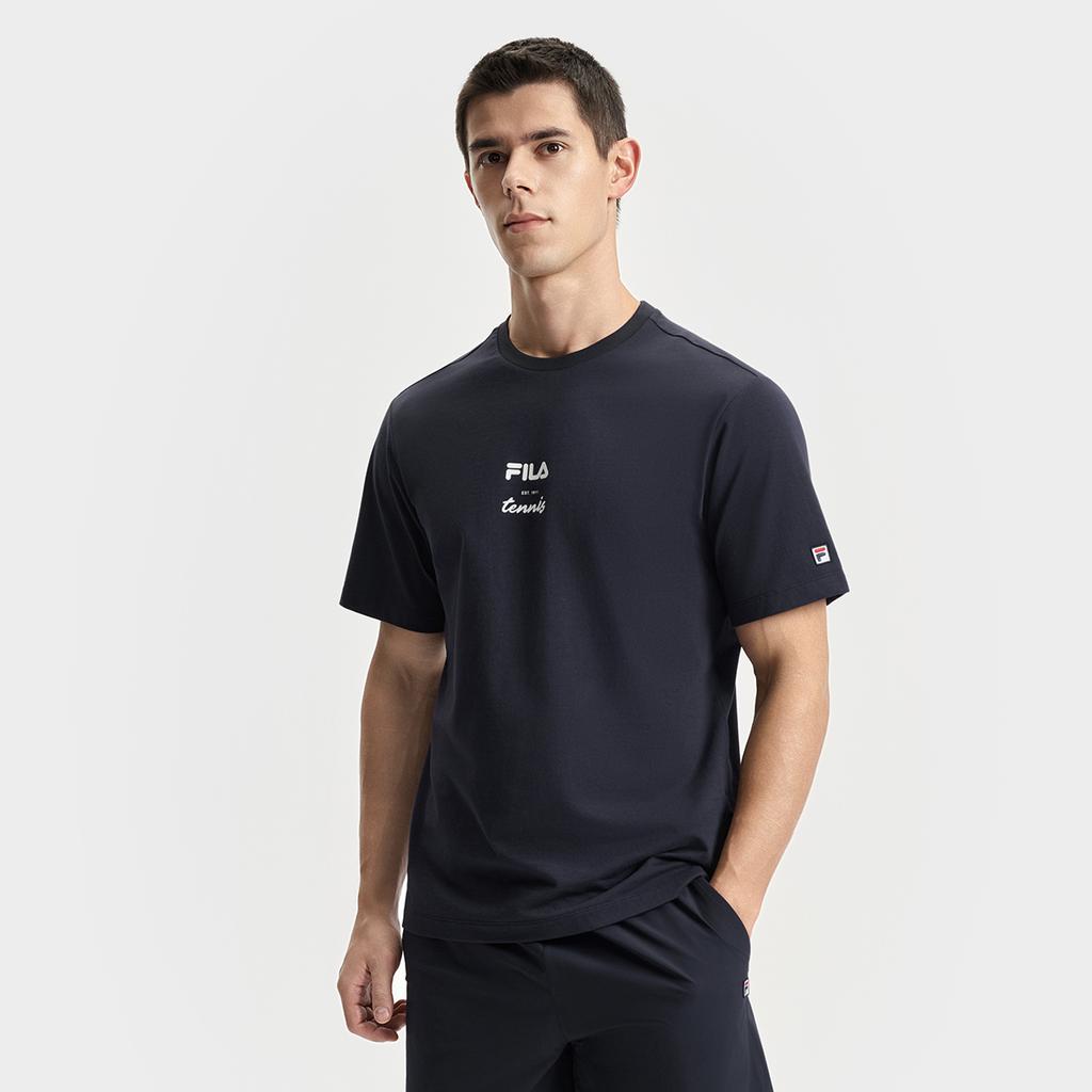 New FILA Athletics Tennis T Shirt Men's RD Royal Blue A11M523119F-NV