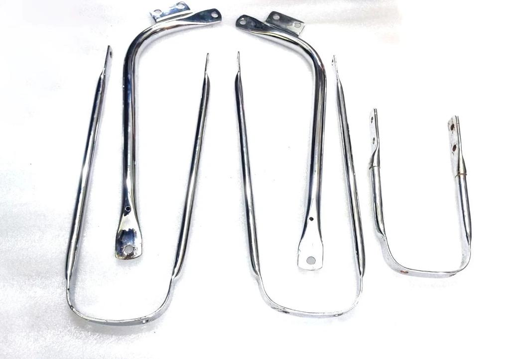 Front And Rear Mudguard's Chrome Stay Kit Fits For BSA Gold Star