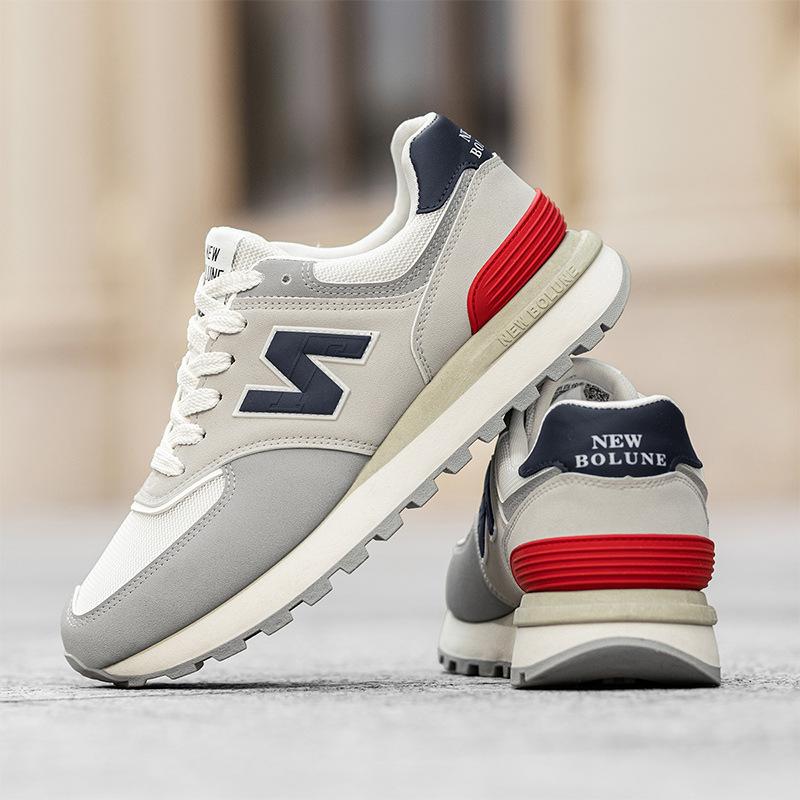 

Spring and Autumn Couple Shoes Breathable Casual Platform Mesh Leather Shoes Fashion Versatile Couple Shoes Fashion Dad Shoes 44